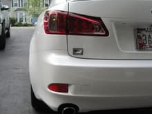F -Sport badge added to trunk..