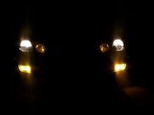 Front headlight view