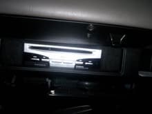 I replaced factory cd changer with dvd player in glove box