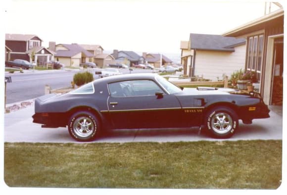 1977, traded Duster and Sunbird for Trans AM, added SS Cragar Mags,
