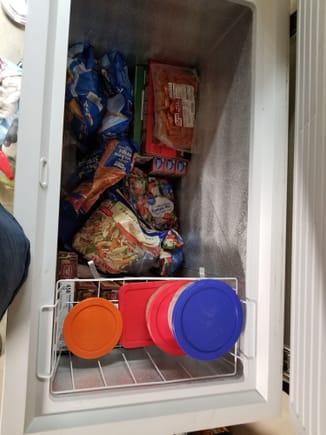 At least the freezer is stocked.