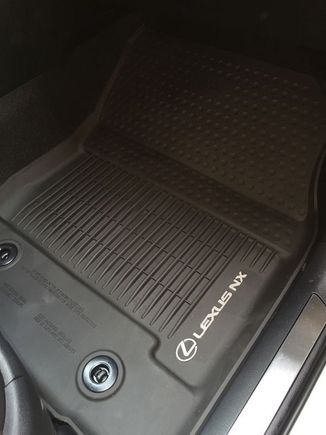 Passenger side floor liner