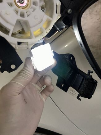 Housing apart, new led installed