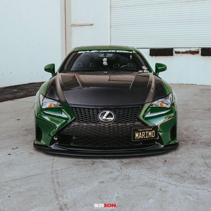 SEIBON TS-STYLE CARBON FIBER HOOD FOR LEXUS RC 2015-2020 - HD17LXRC-TS
