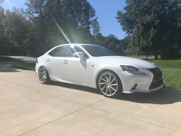 I agree with Sasnuke, this is my car with downs. Super downs would be much lower. 