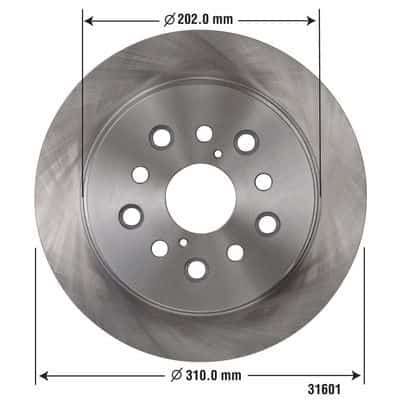 LS430 rotor dimensions