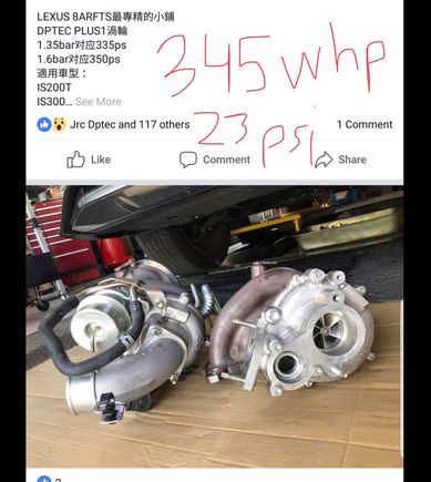 Our 200t @23 psi producing 345whp