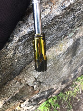 Oily thick sludge on my Pittsburgh pro 16mm deep well 6 point socket 