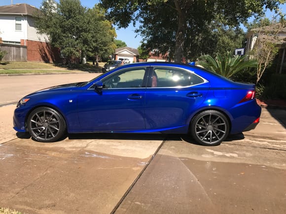 All washed up and ready to go... pre- Coilover install.