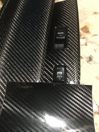 eBay carbon spoiler versus my carbon Versus vivvid 5D vinyl