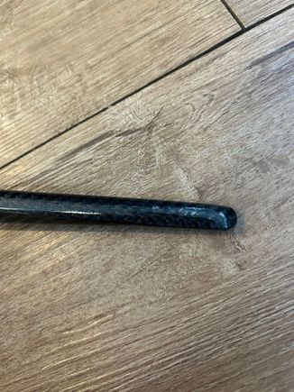 small marks on the top portion