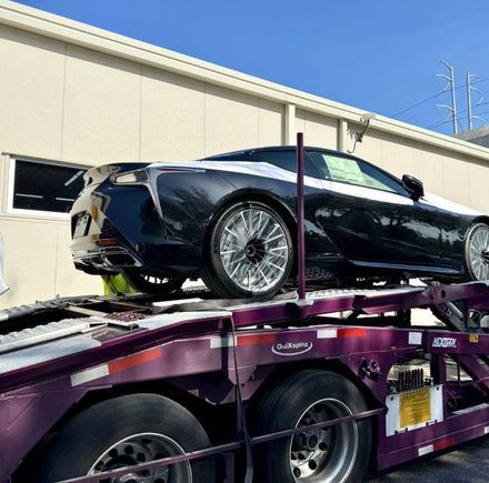 My new 2025 LC 500 getting delivered to my Lexus dealership