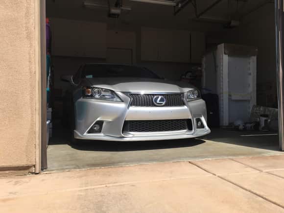 Paint matched Skp rep front lip