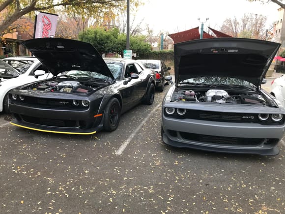 Hellcats hanging together….  Was told both colors hard to come by.