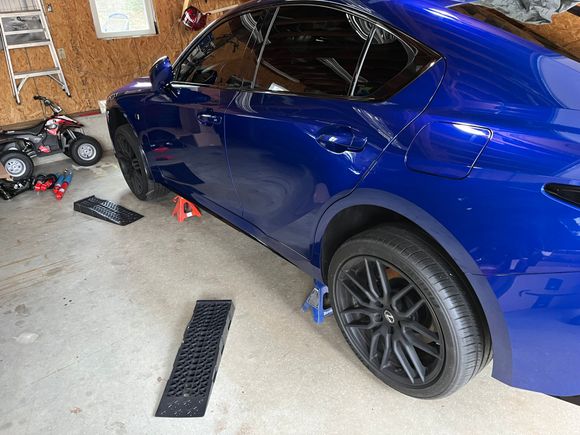 Up on Jack stands for the winter 