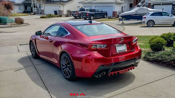 RCF rear diffuser lip