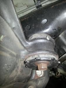 This is differential front mounting ear deucting upper and lower rubber isolation bushing.
I need Toyota P.N. for lower bushing...