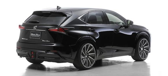 WALD Sports Line Black Bison Edition Aero Half Spoiler Kit (FRP), Lexus NX300 / NX200t 2015-17