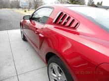 2011 GT - new window louvers and side scoops