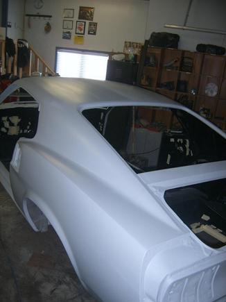 Drivers side body work in process