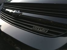 Black SS front grille badge