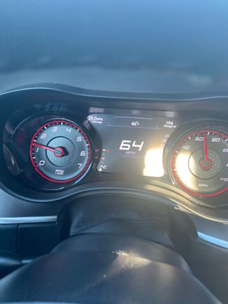 Not bad mpg for a non broken in Hemi motor average speed 90 mph. Best I’ve seen so far is 27. 