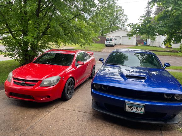 no the v6 challenger is not mine. does make my car look better than it is though HAHA