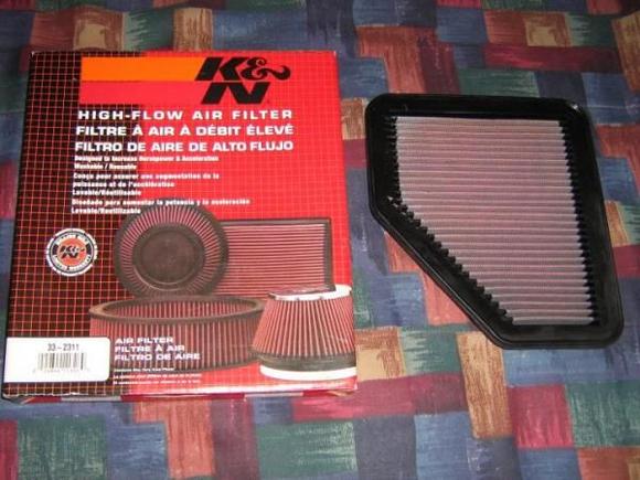 k n  direct fit air filter  cobalt  001