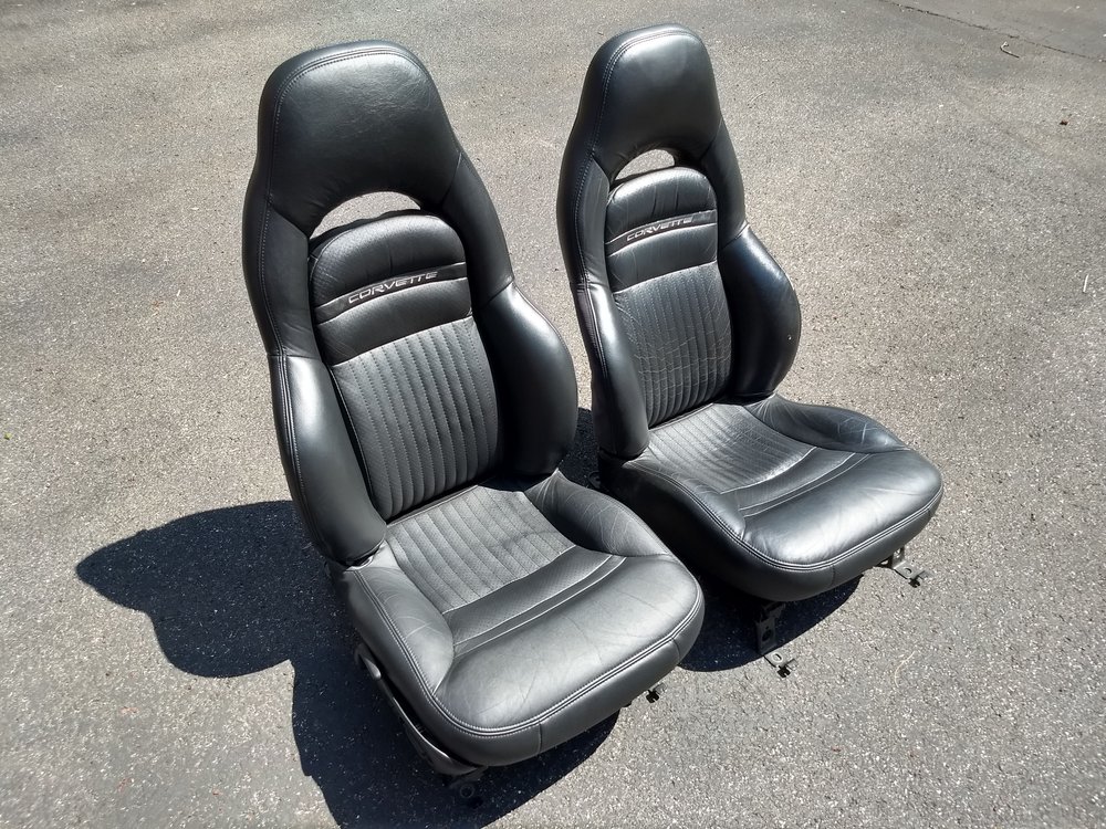 FS (For Sale) C5 Corvette Power Leather Sport Seats Black