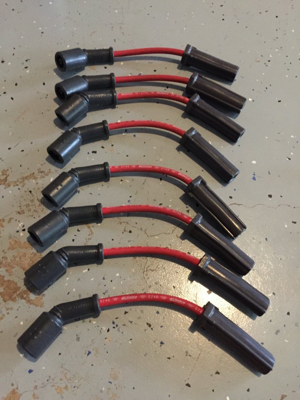 For Sale Dallas 2 sets GM Red HOT WIRES (Spark plug wires