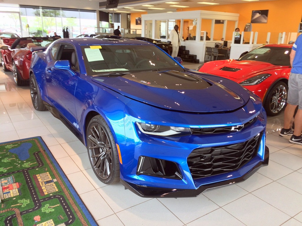 2017 Camaro Zl1 Hyper Blue Metallic Corvettes Corvetteforum