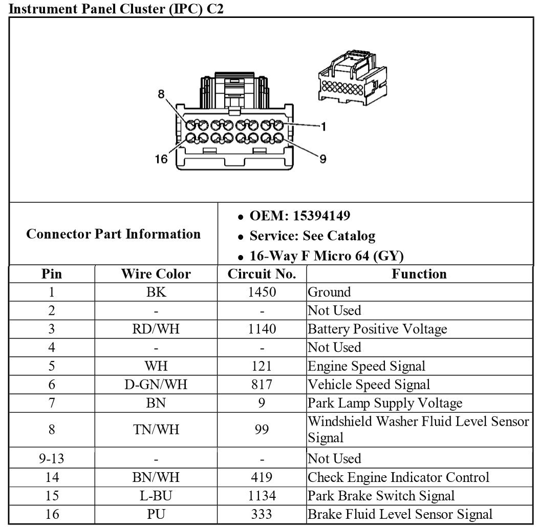 Park Brake Wiring Diagram - CorvetteForum - Chevrolet Corvette Forum