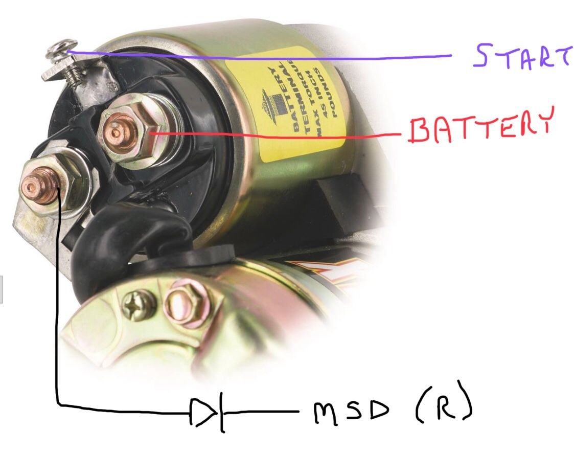 C2 Starter wiring for Powermaster starter CorvetteForum Chevrolet Corvette Forum Discussion