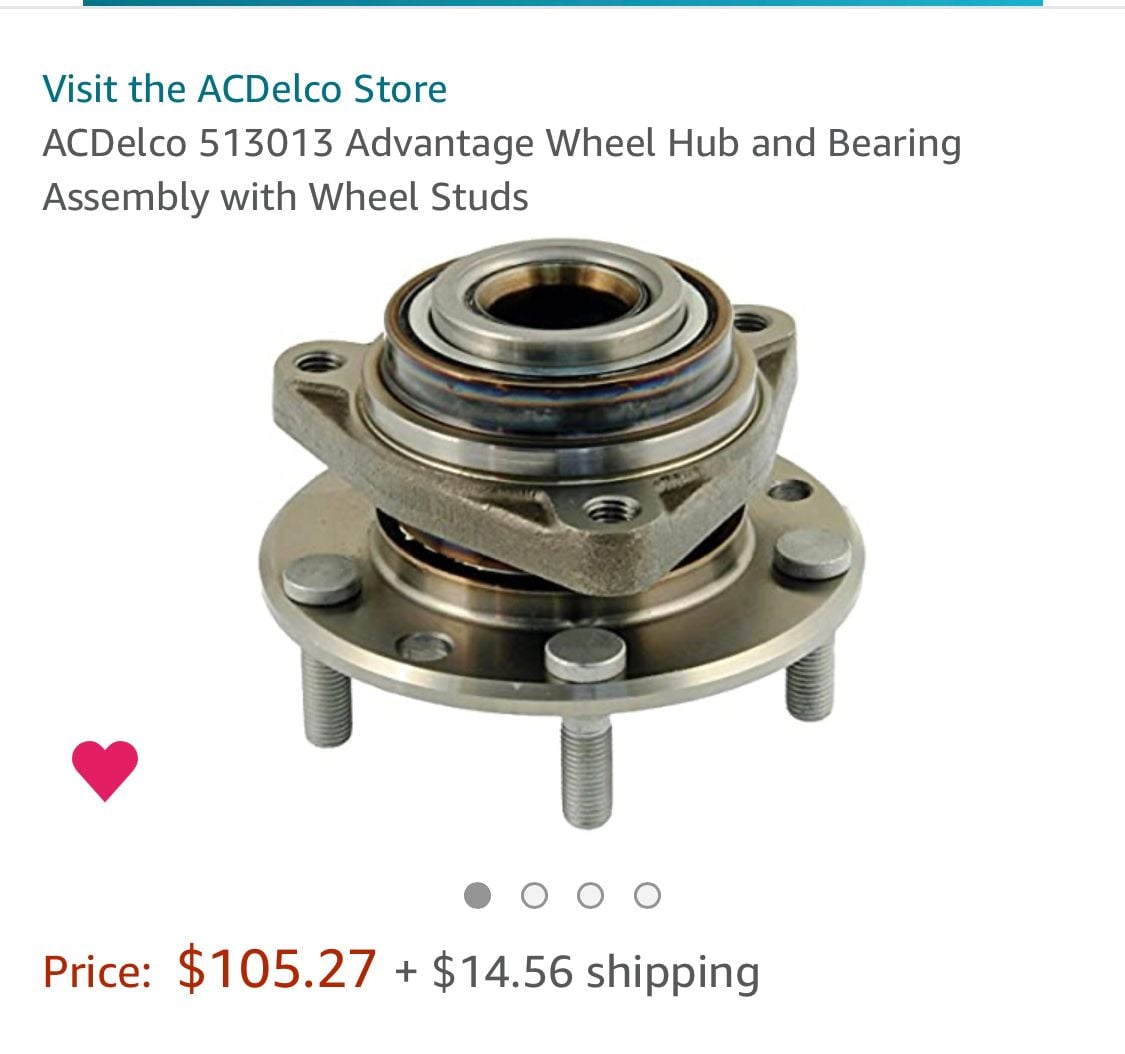 ACDelco 513013 Advantage Wheel Hub and Bearing Assembly with Wheel