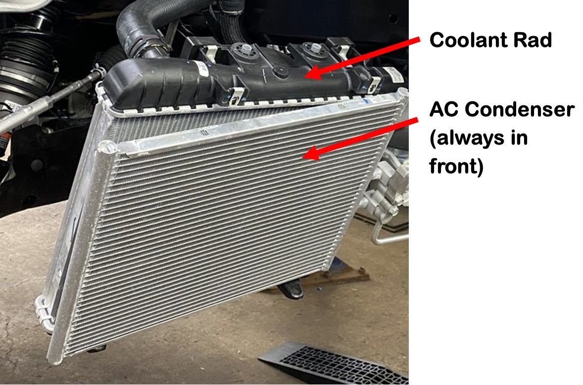 Front radiators CorvetteForum Chevrolet Corvette Forum Discussion