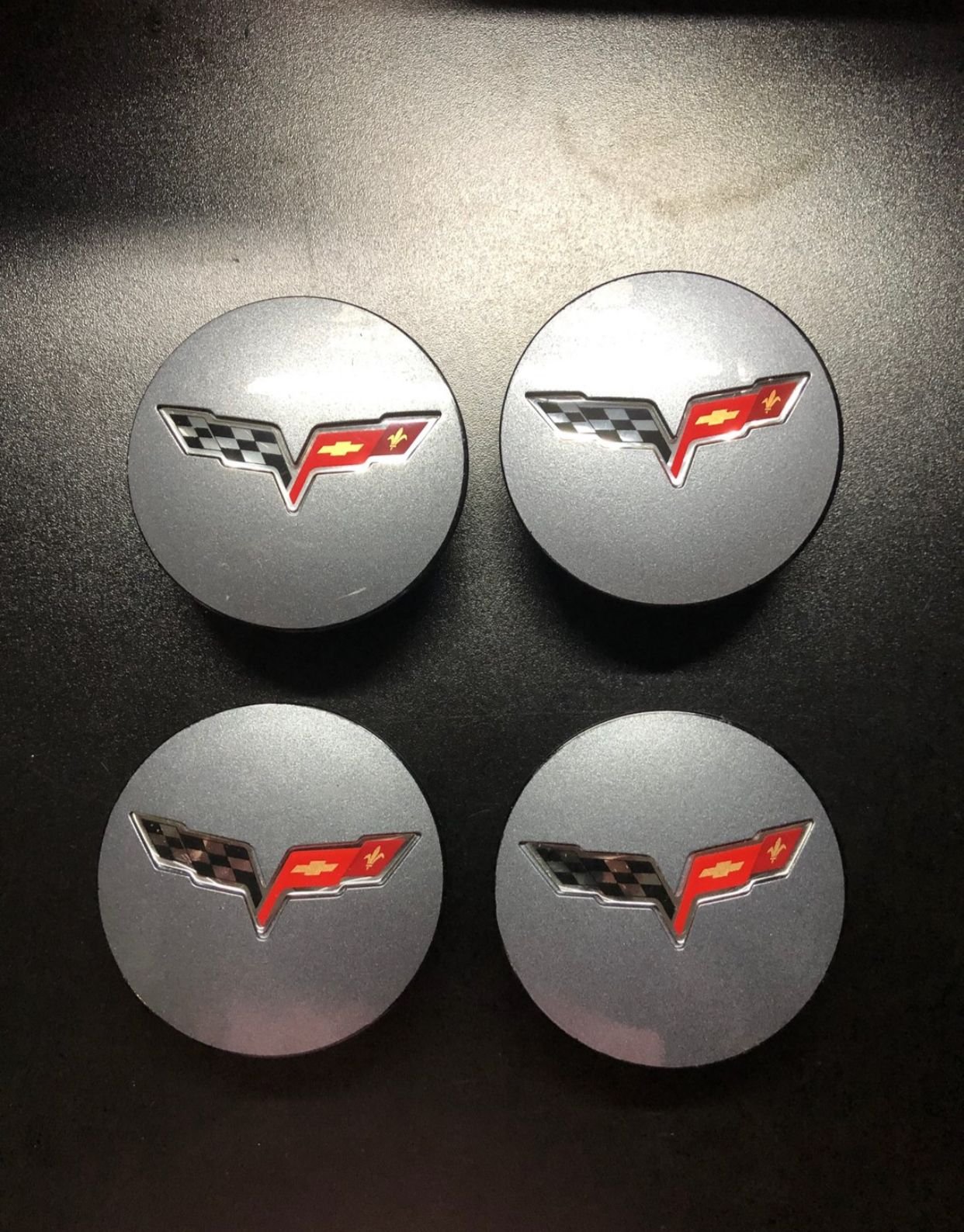 FS (For Sale) 0813 C6 Wheel Comp Gray Center Caps CorvetteForum