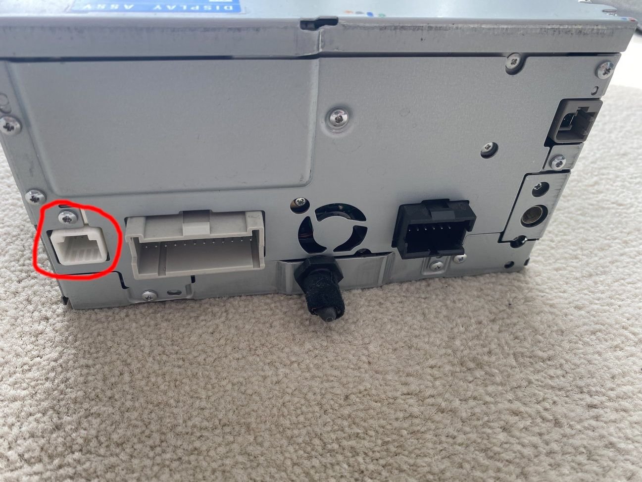 What as the plug for?? C6 Z06 head unit CorvetteForum Chevrolet