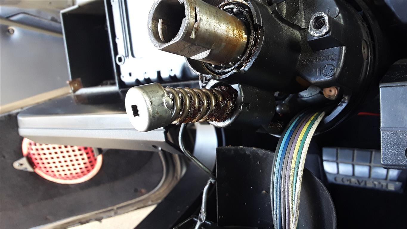 How To Repair Loose Steering Column CorvetteForum Chevrolet