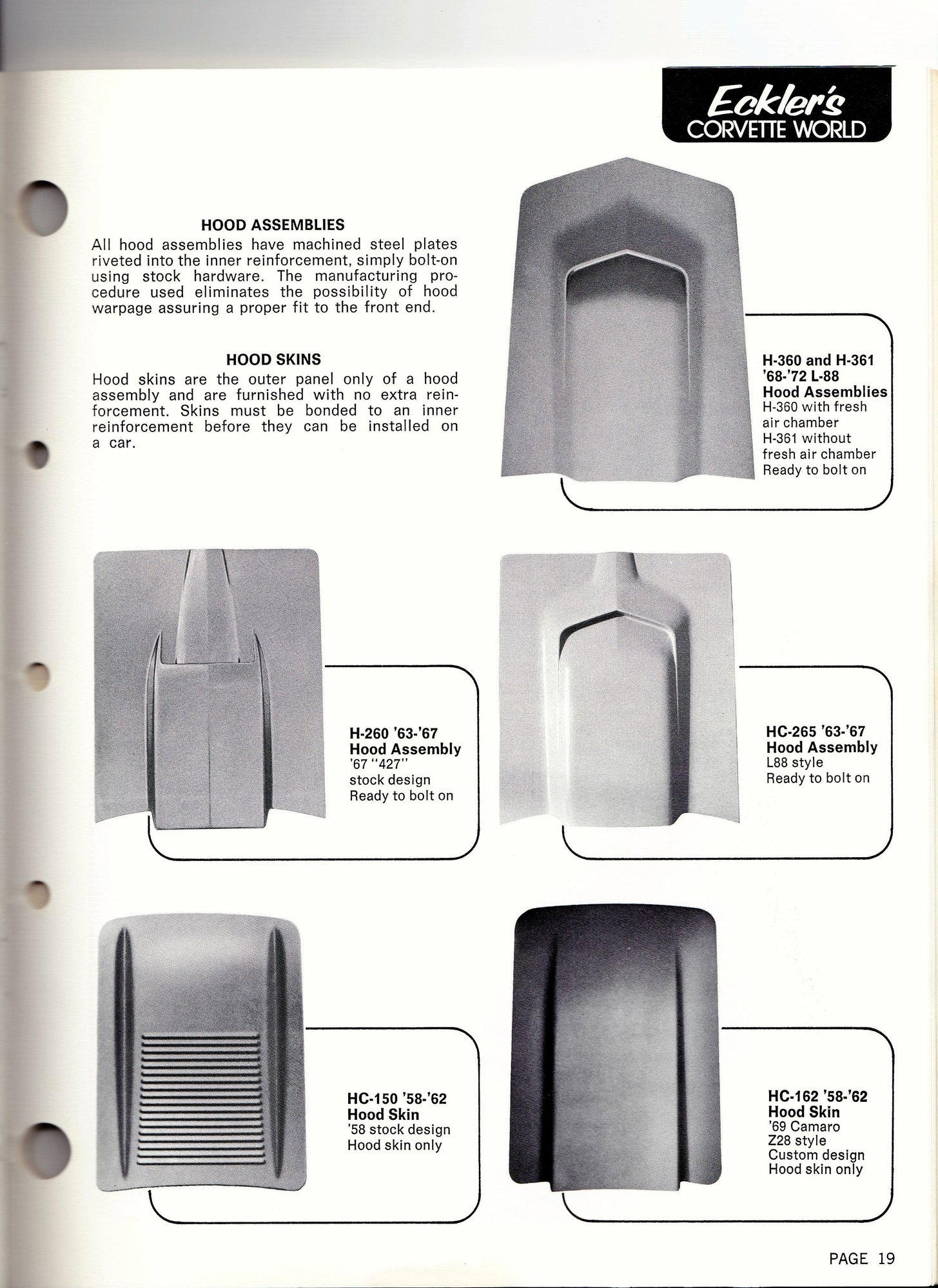 Eckler's Catalog Circa 1974 CorvetteForum Chevrolet Corvette Forum