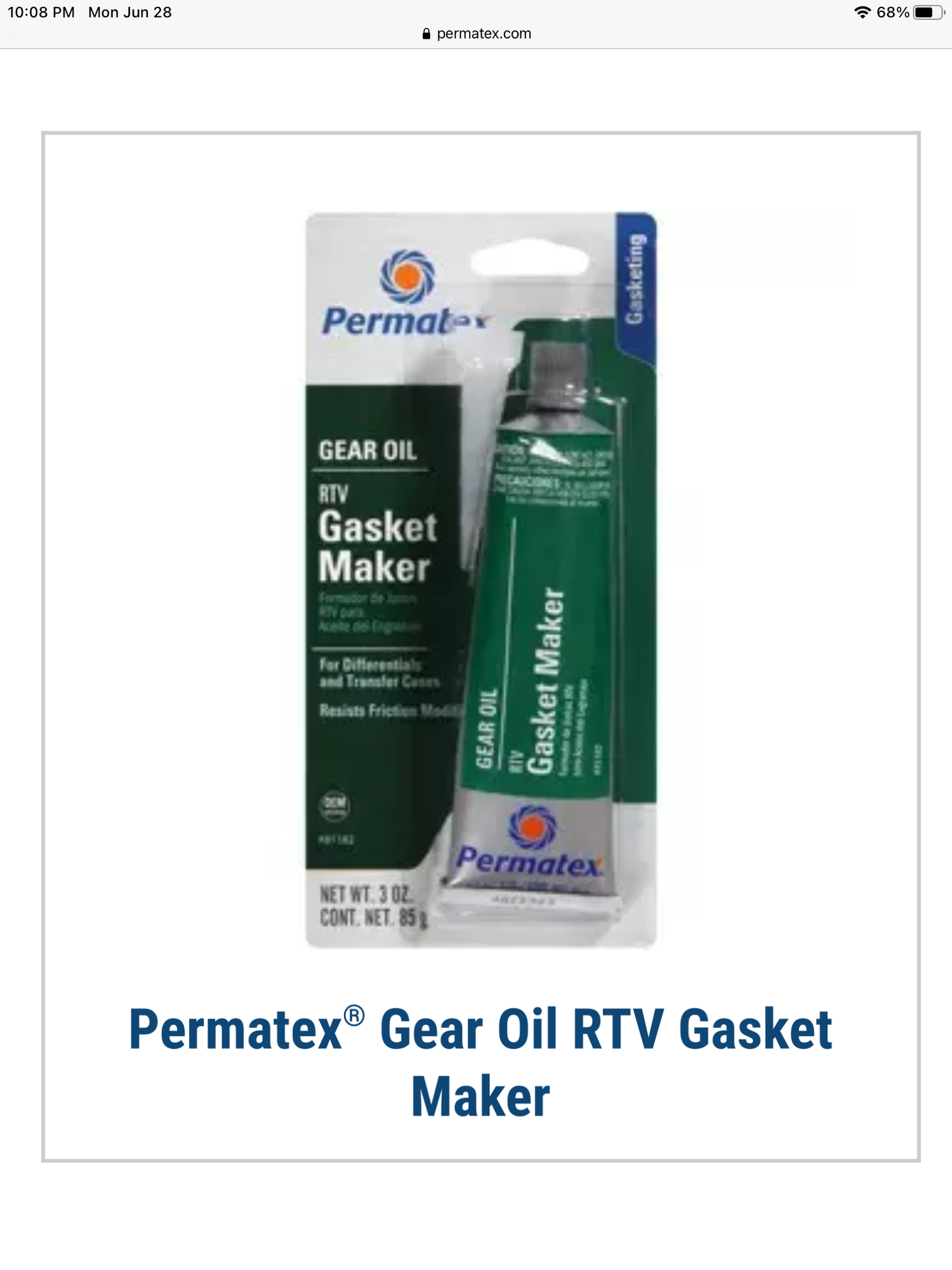 Rtv for differential cover gasket ? - CorvetteForum - Chevrolet ...