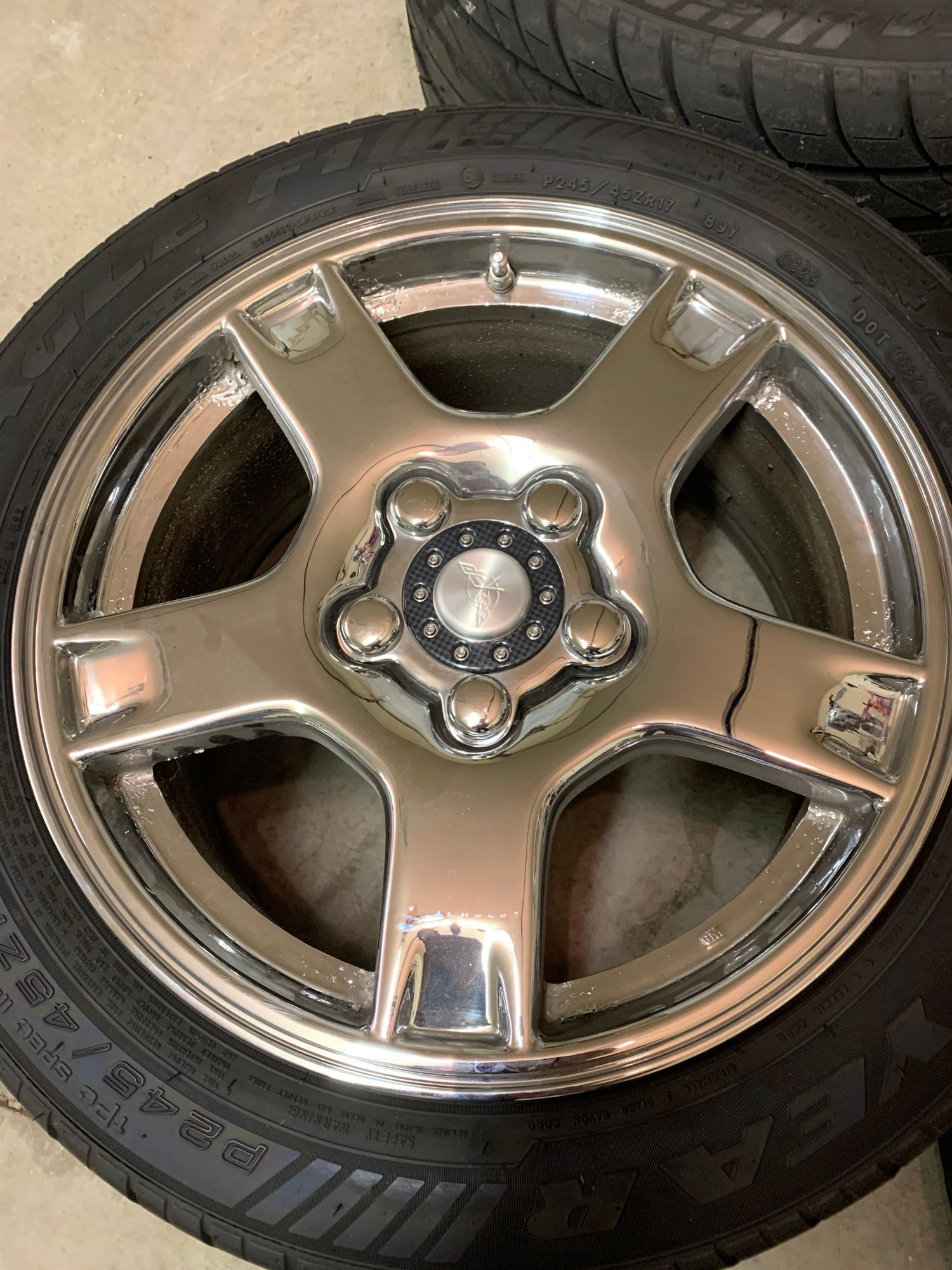 FS (For Sale) C5 Chrome Wheels with tires - CorvetteForum - Chevrolet ...