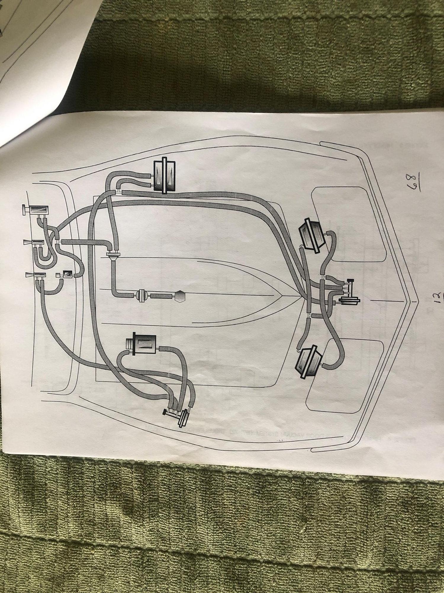 EARLY 1969 vacuum hose configuration - CorvetteForum - Chevrolet