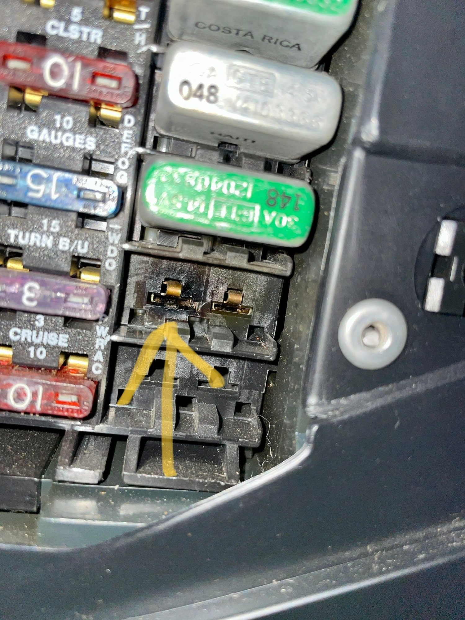 1988 fuse block burned relay CorvetteForum Chevrolet Corvette Forum