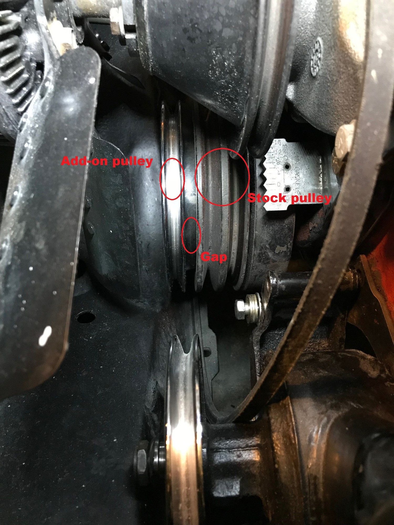 Addon pulley for power steering CorvetteForum Chevrolet Corvette