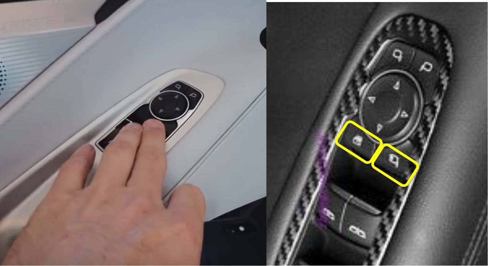 Where is the button for the folding side mirrors? Page 2