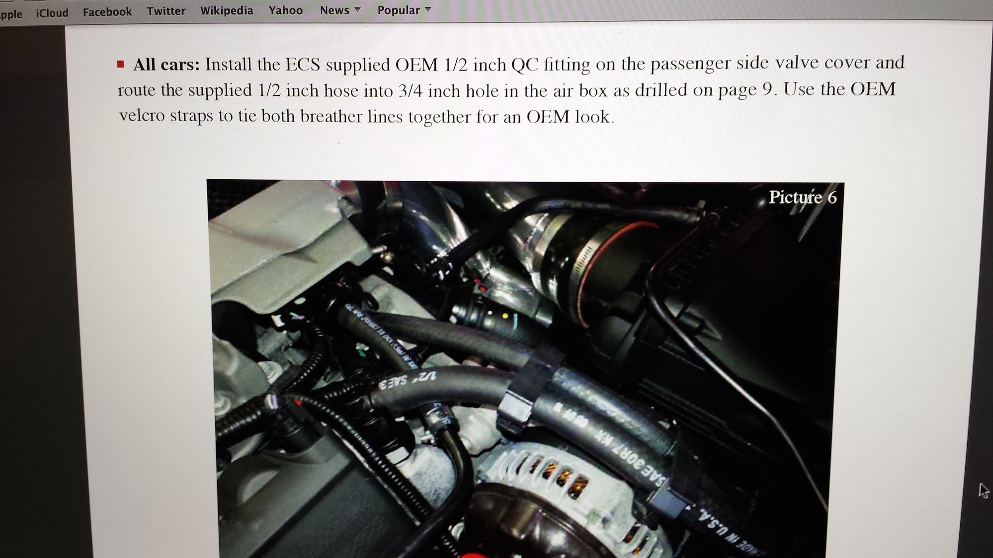 ECS installation instructions CorvetteForum Chevrolet Corvette