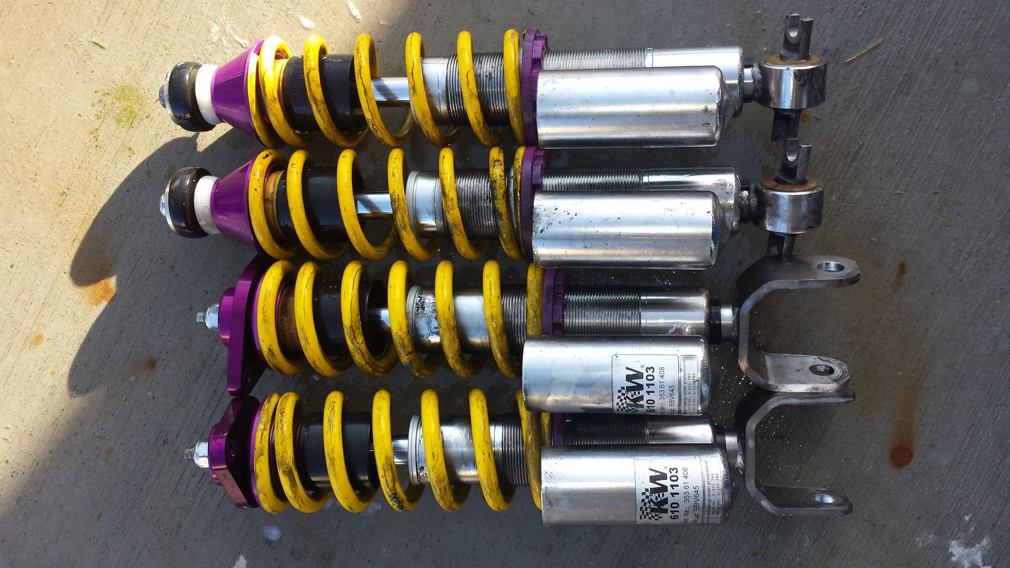 KW Variant 3 *Complete* Coilover Suspension Corvette C6 Z06 ZR1 06-13 w ...