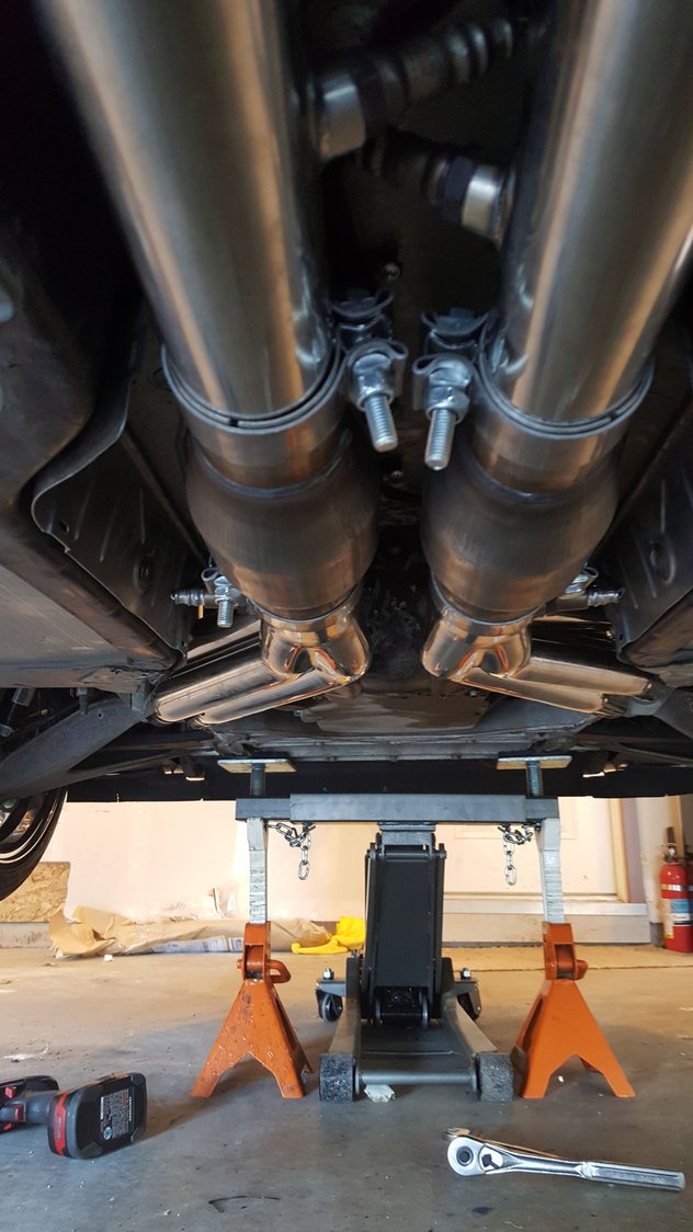 Getting the car on jackstands when you cant use the subframe