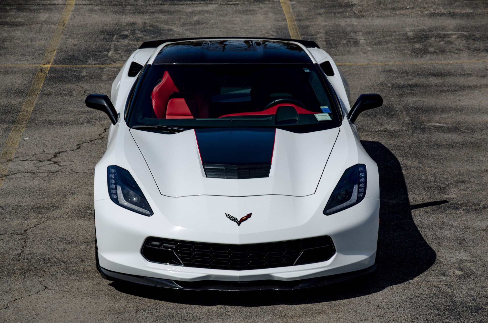 FS (For Sale) 7-Speed, Z51, Arctic White w/Red - CorvetteForum - Chevrolet  Corvette Forum Discussion