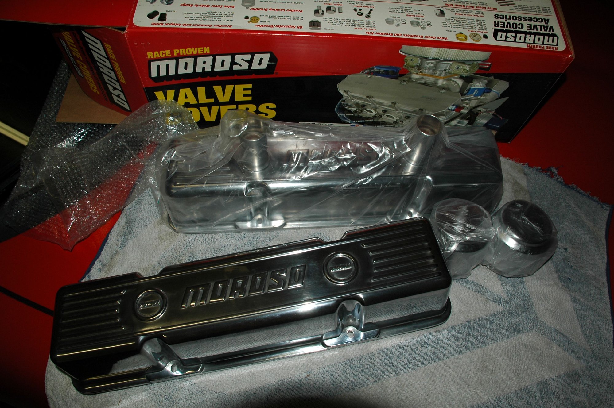 FS Moroso valve covers for LT1 & SBC, cast aluminum CorvetteForum